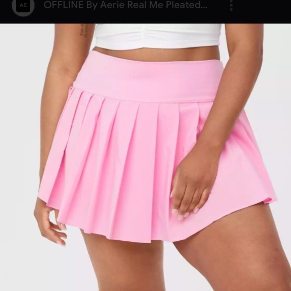 Pink Tennis Skort